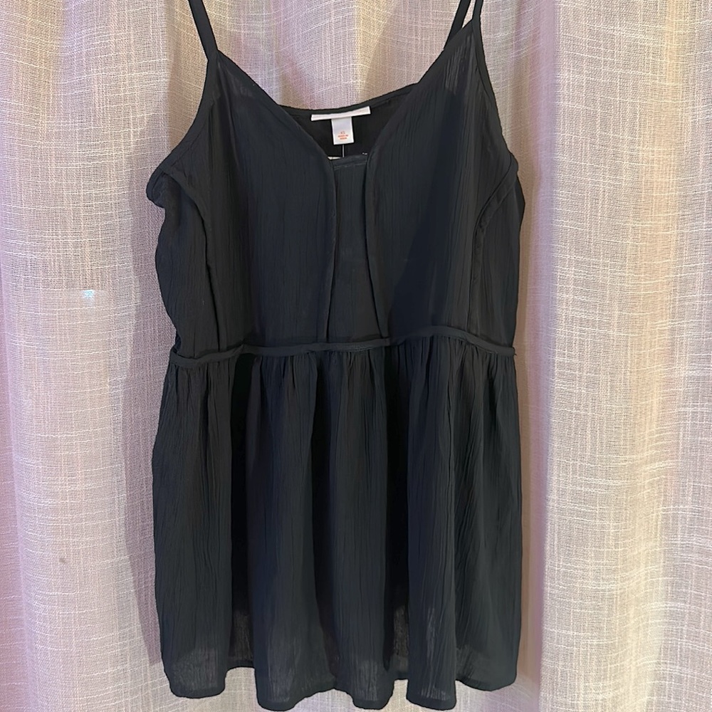Knox Rose NWT black sleeveless top XS